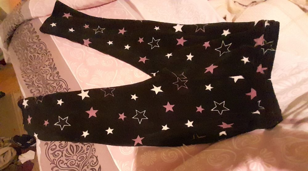 polarowe spodnie w gwiazdy 48