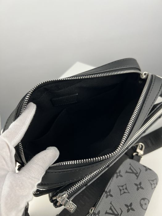 Чоловіча сумка Louis Vuitton мужская сумка барсетка трио 3в1 клатч