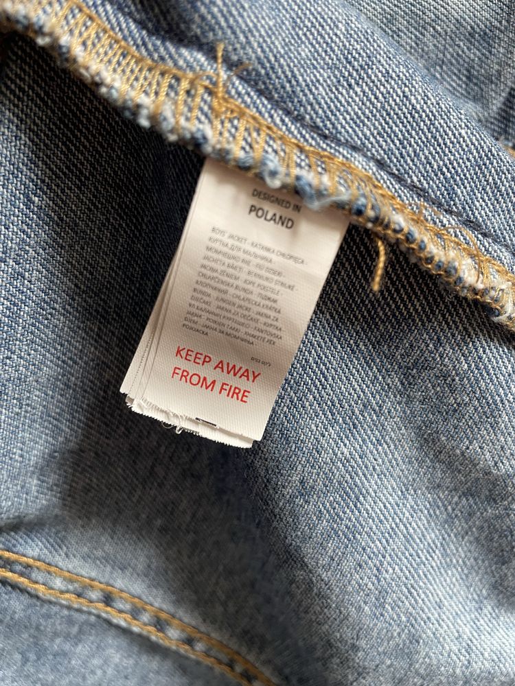 Kurtka jeans jasna