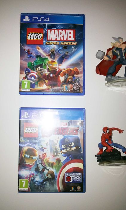 Jogos PS4 - Lego + Marvel + Disney Infinity