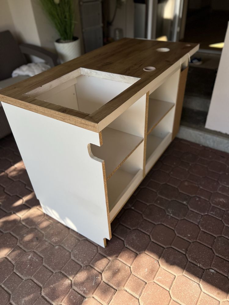 Szafka z cargo pod zlewozmywak i umywalke nablatową