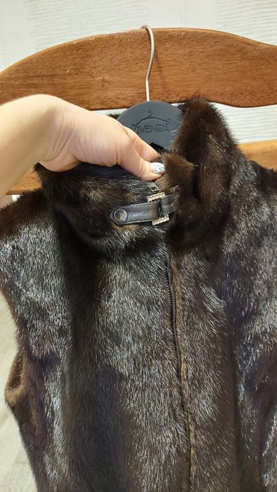 Норковая жилетка