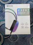 Forever Headset Rainbow LED z mikrofonem – stan: nieużywane