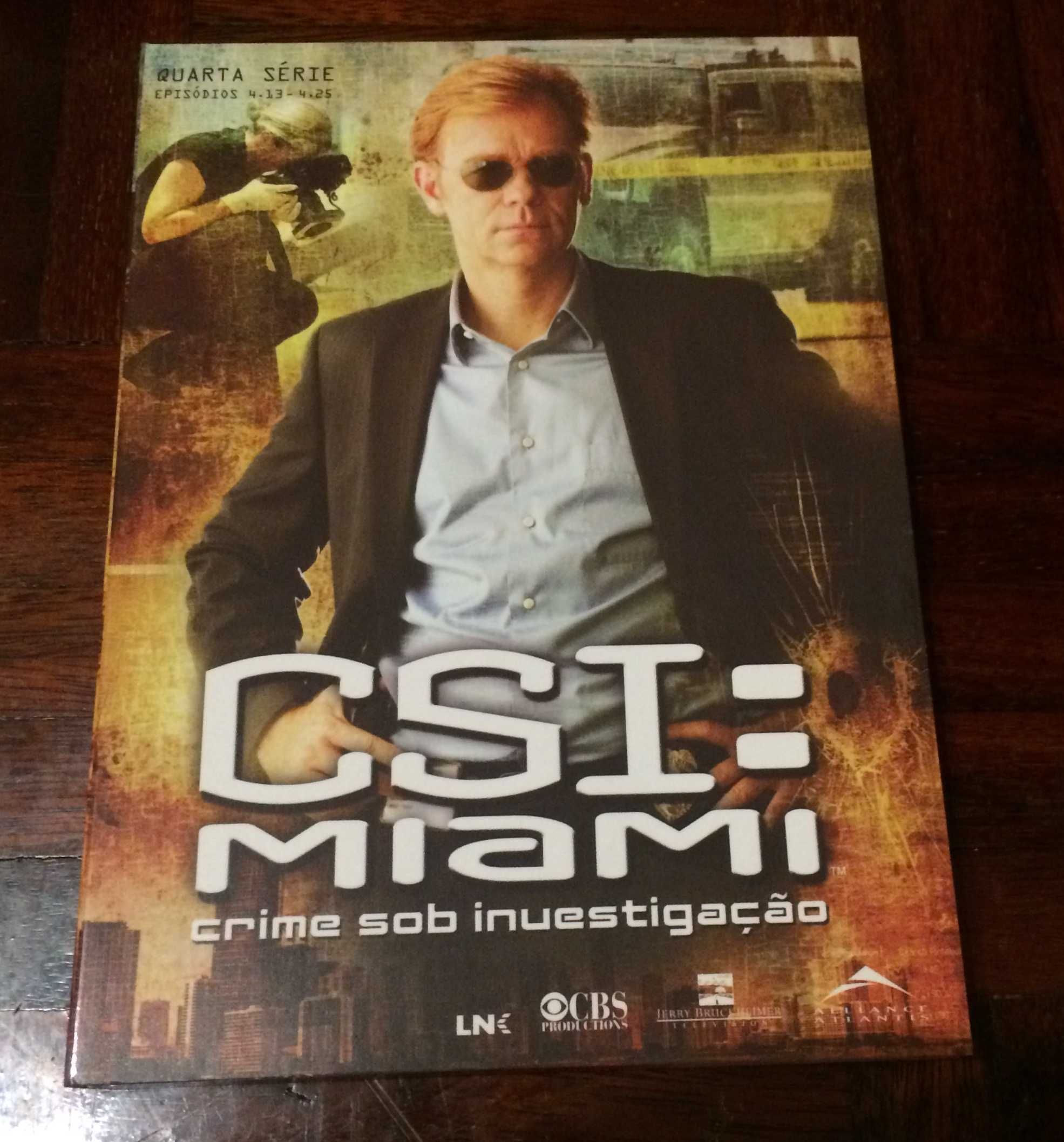 DVD: Csi Miami. Caixa com 3 DVD