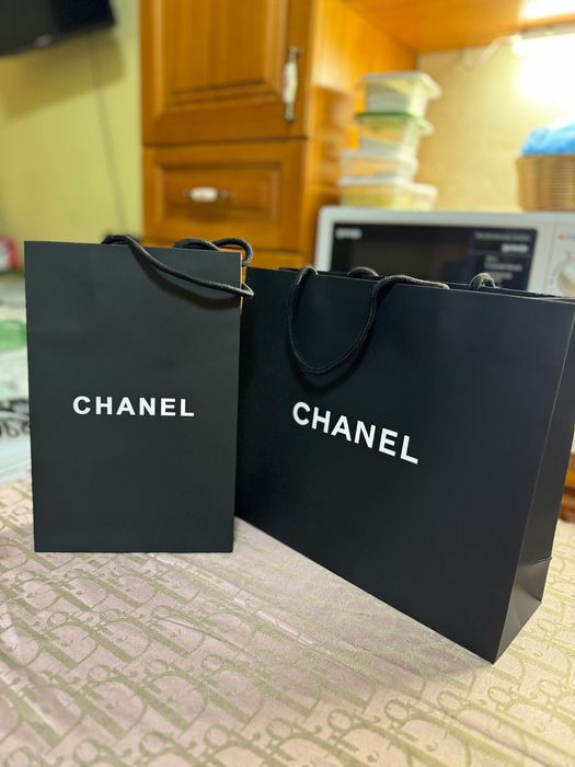 Пакет chanel новий та бу коробка Шанель упакування брендове