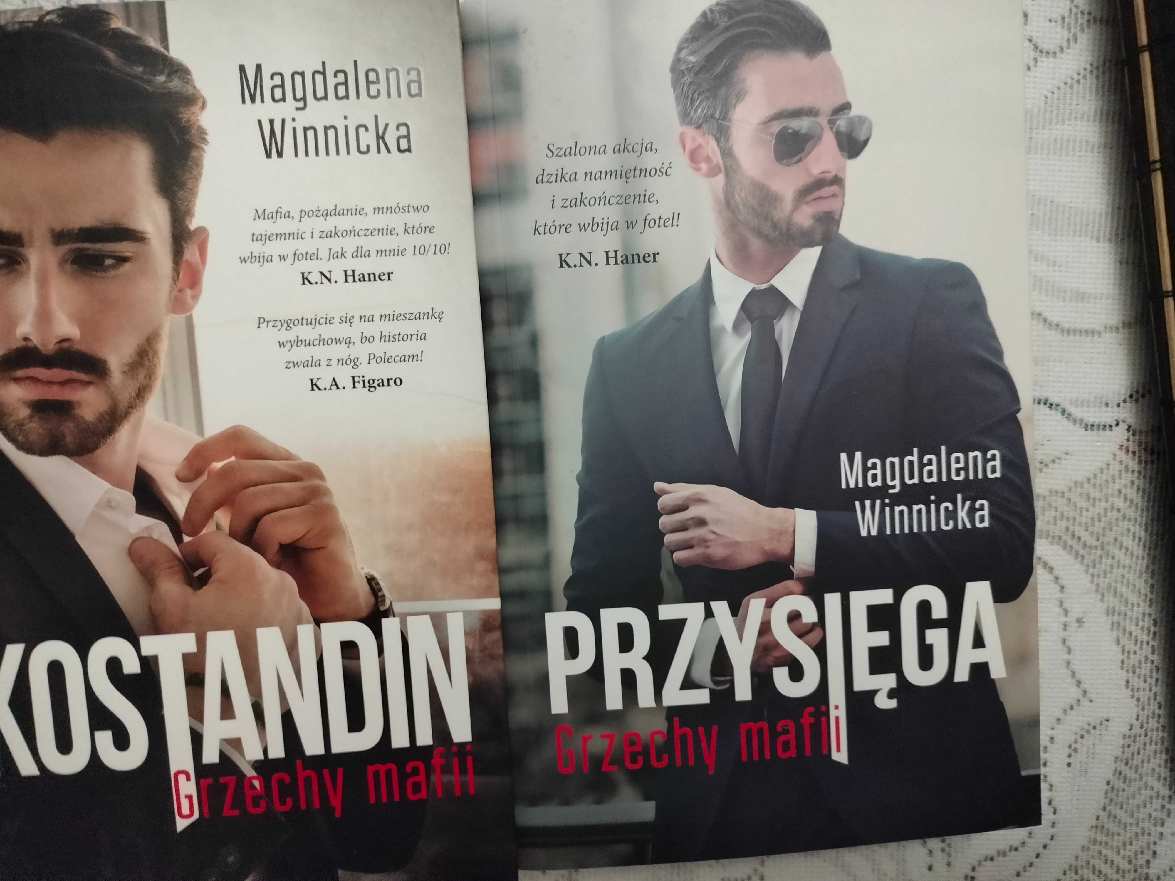 Grzechy mafii Kostandin,Porachunki,Przysięga Magdalena Winnicka NOWE