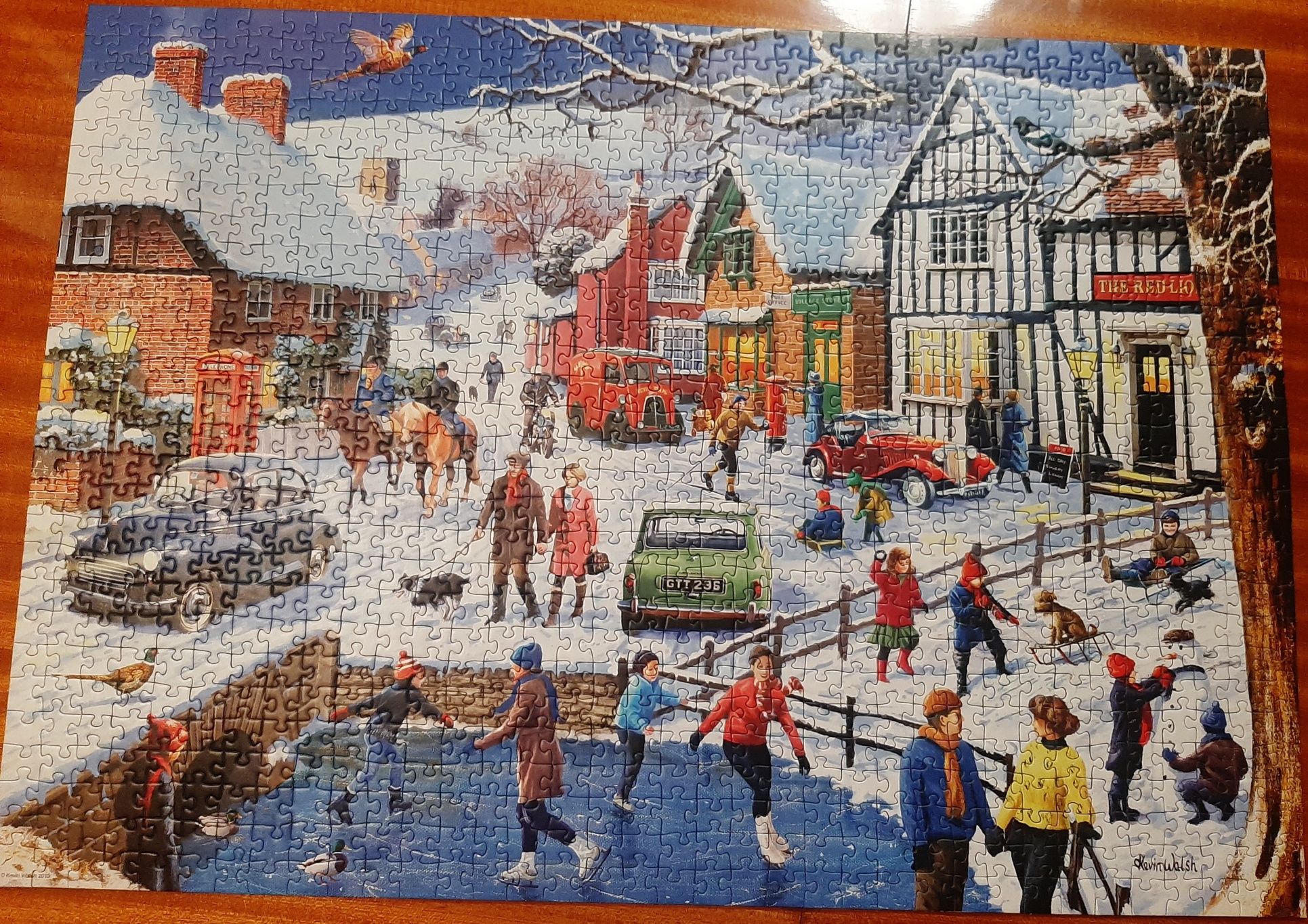 Unikatowe puzzle Ravensburger 1000 - Winter Village