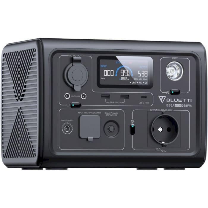 Зарядна станція Bluetti EB3A (268 Вт•год / 600 Вт)