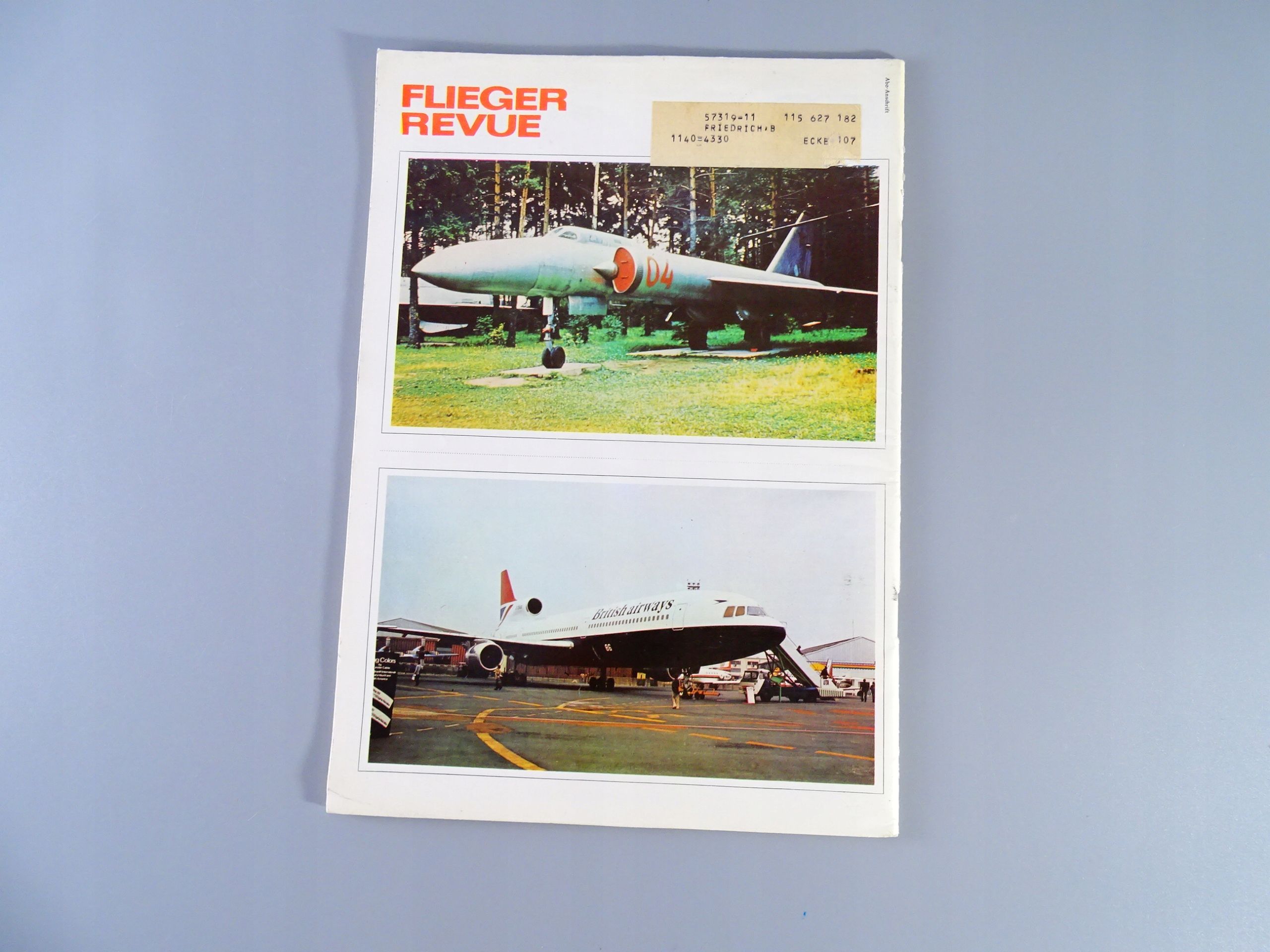 magazyn lotnictwo lata 70-te flieger revue samolot