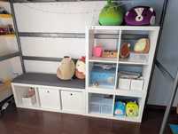 Regał IKEA Kallax z siedziskiem
