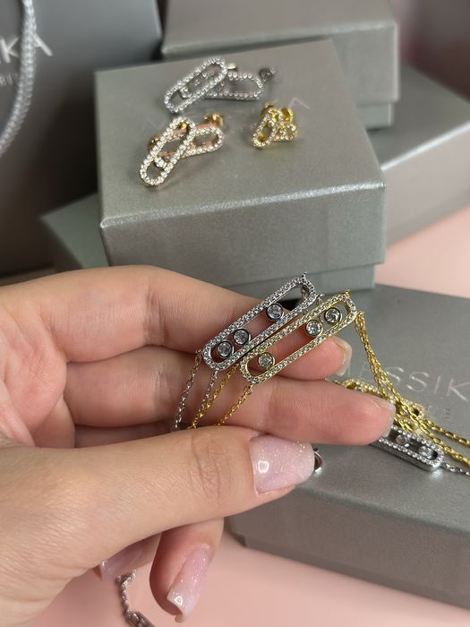 Messica прикраси, сережки, браслет, кольє