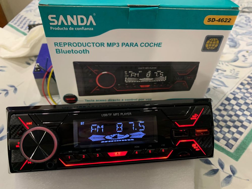 Auto rádio mp3 novo em caixa