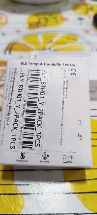 Sensor de umidade e temperatura.