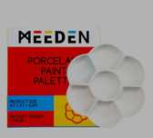 Paleta malarska ceramiczna Meeden średnica 12 cm 7 zagłębień