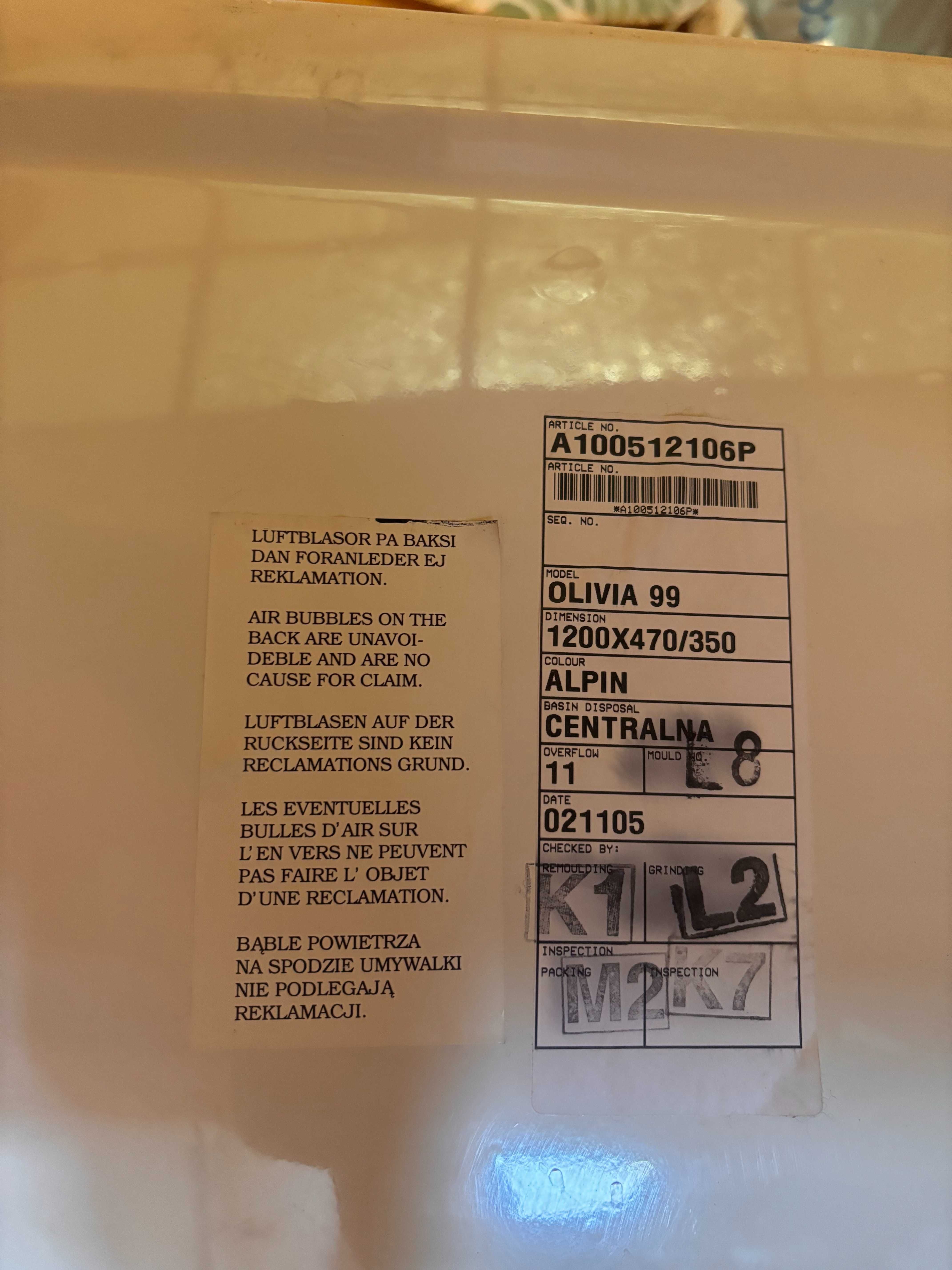 umywalka z blatem , bateria grohe