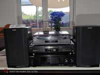 Wieża stereo amplituner+ CD + gramofon + kolumny