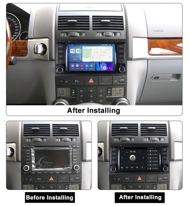 Авто магнітола Volkswagen Touareg dvd gps android Фольксваген Туарег