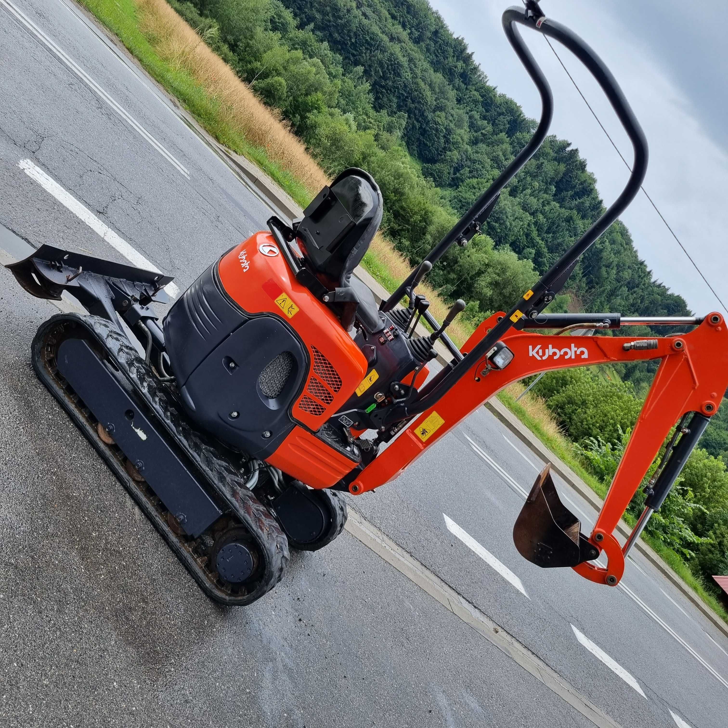 Kubota U10-3 Minikoparka 2016r jak Nowa zNorwegii 709Mt Okazja 1050 Kg