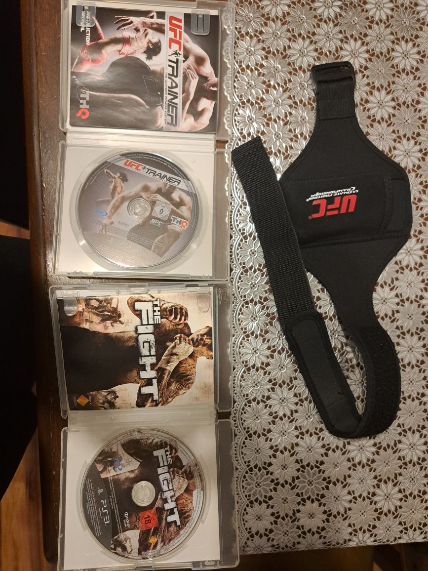 2 Gry na Playstation3 move UFC trainer i The fight