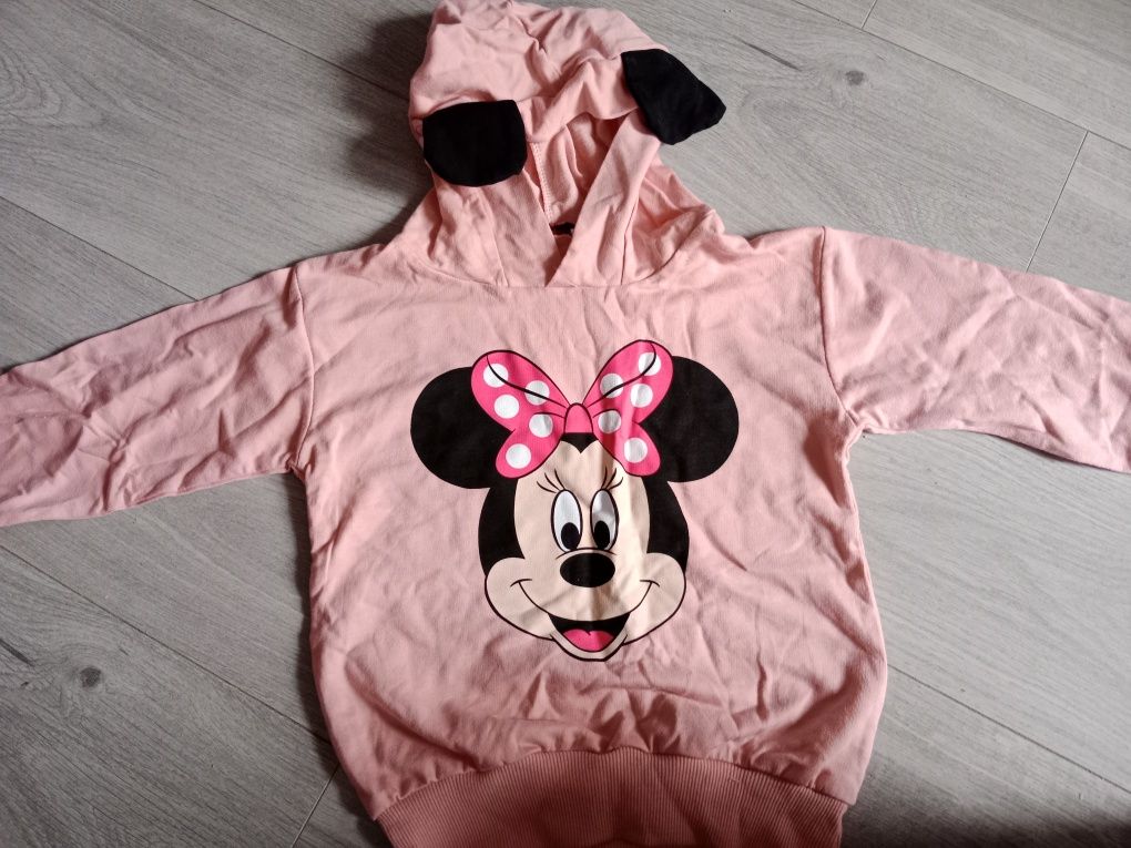 Bluza z długim rękawem myszka Minnie rozmiar 104