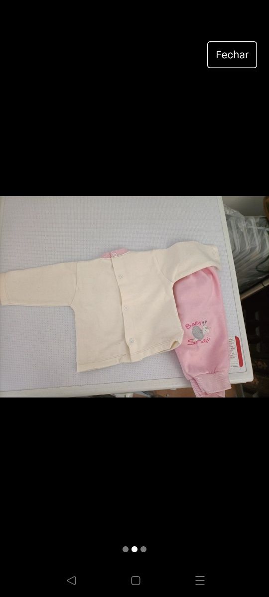 Conjunto de menina 3 meses