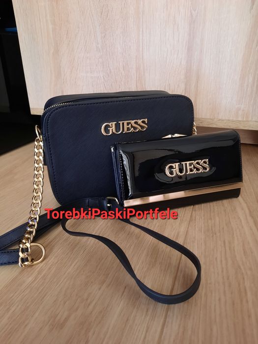 Nowy zestaw Guess , torebka + portfel.