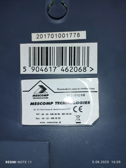 Telefon stacjonarny bez przenośnego