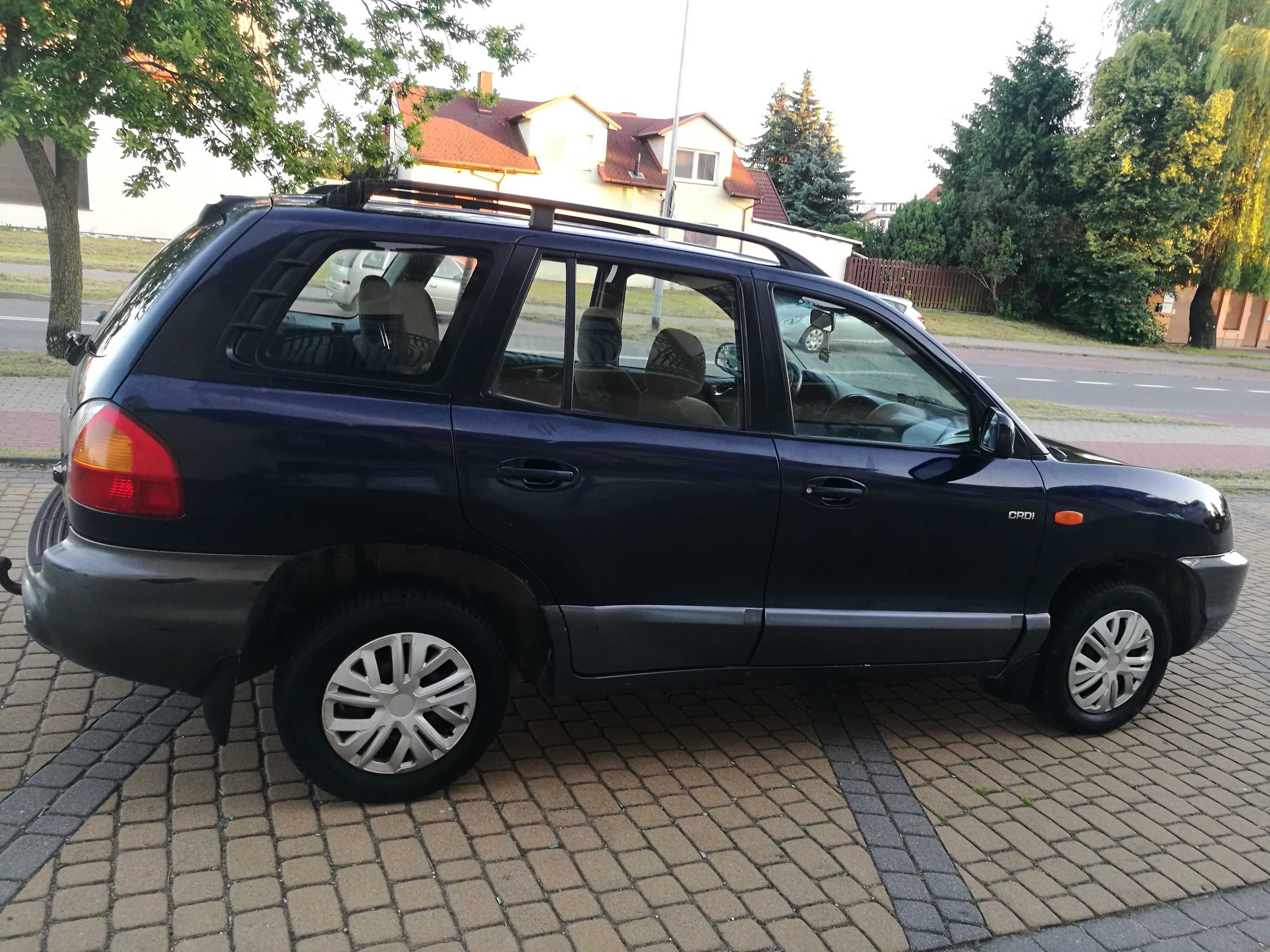 dobrze jeżdżący SUV Hyundai Santa FE. rok 2004. poj 2.0d. Ważne Opłaty