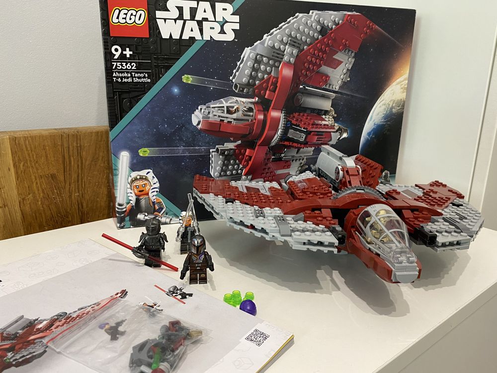 Lego Stars Wars Prom kosmiczny Jedi T-6 Ashoki Tano 75362