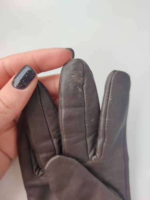 Шкіряні перчатки рукавиці розмір S