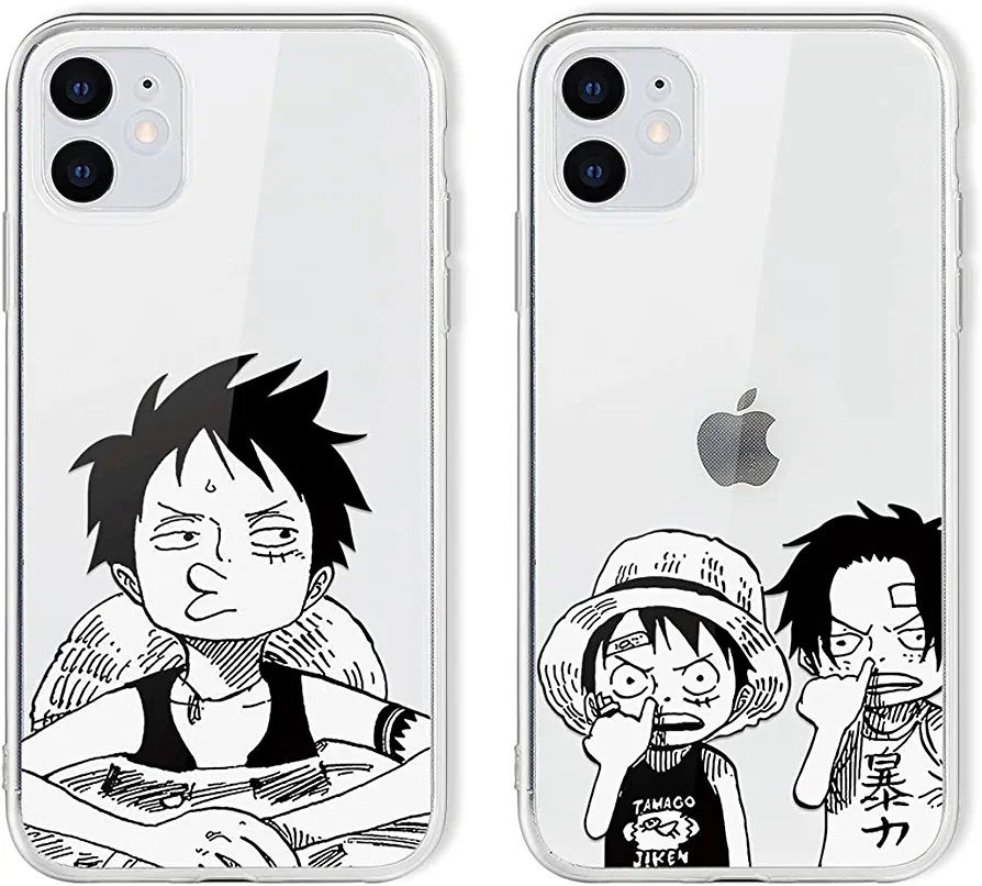 2 Capas Telemóvel Samsung Galaxy S22 One Piece Luffy e Ace