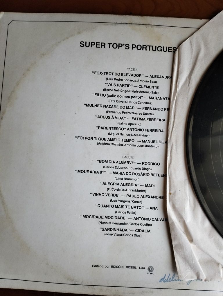 Disco de vinil LP Super Top Portugueses