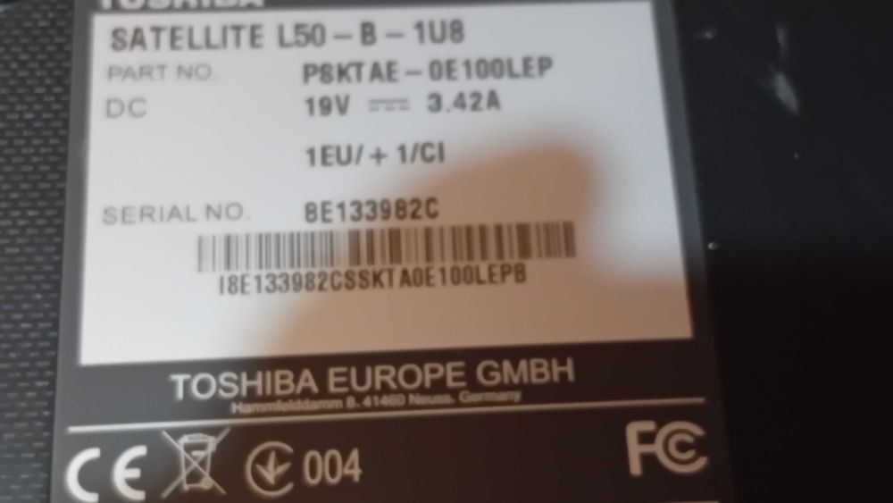 Toshiba satellite l50