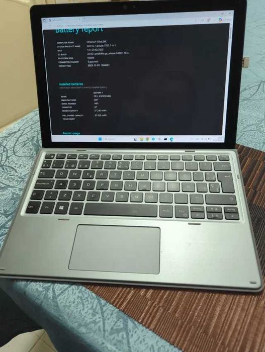 Portátil Dell 7200 2-in-1