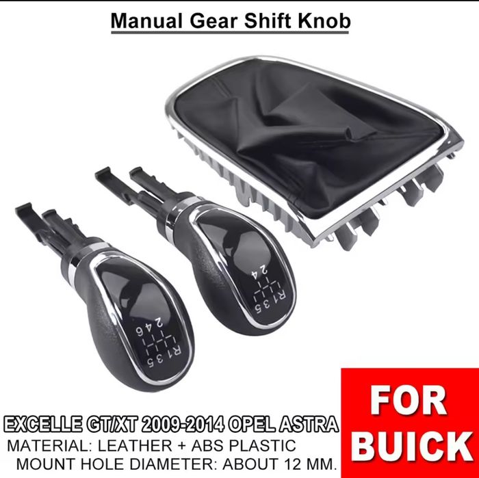 Punho alavanca mudanças moca com fole para Opel Astra