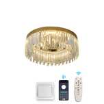 Lampa kryształowa sufitowa plafon 40 cm