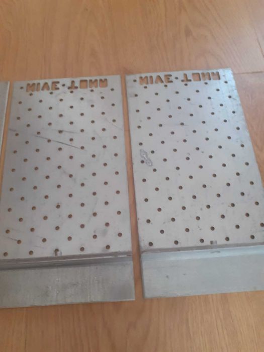 Łącznik chromowany belki z kominem 4 sztuki 30 cm x 18 cm NOWE