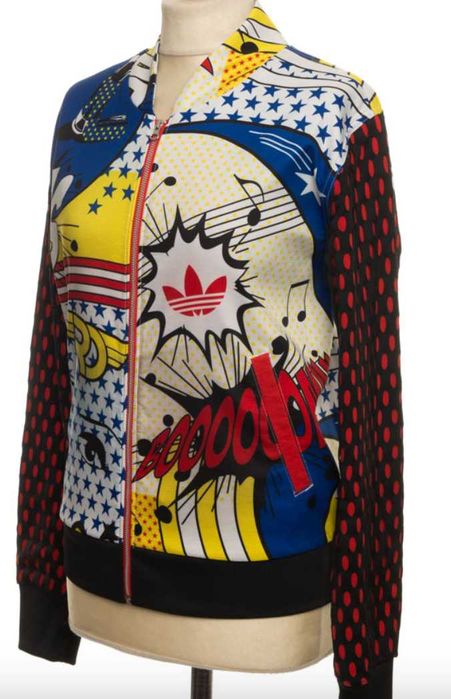 Bluza Adidas  Rita Ora w stylu komiksowym, kreskówka, w stylu Yeezy