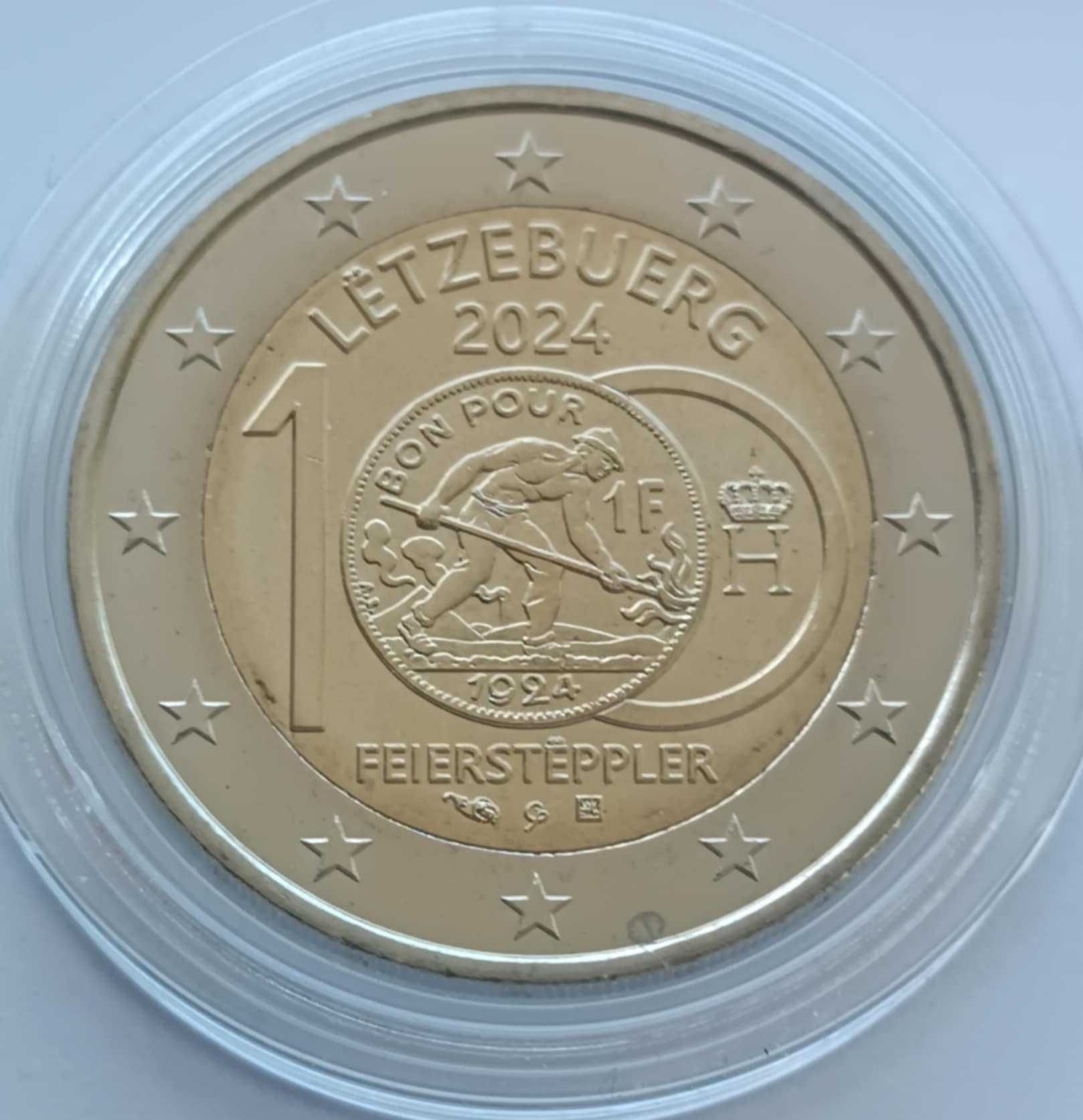 Luxemburgo 2024 - 2€ - Trabalhador da Fundição