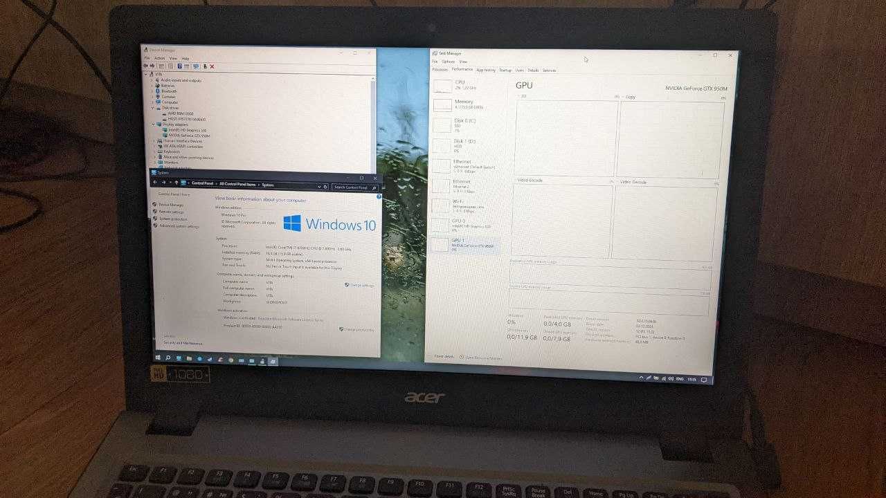 Продається ноутбук Acer Aspire E5-552G. Торг доречний.