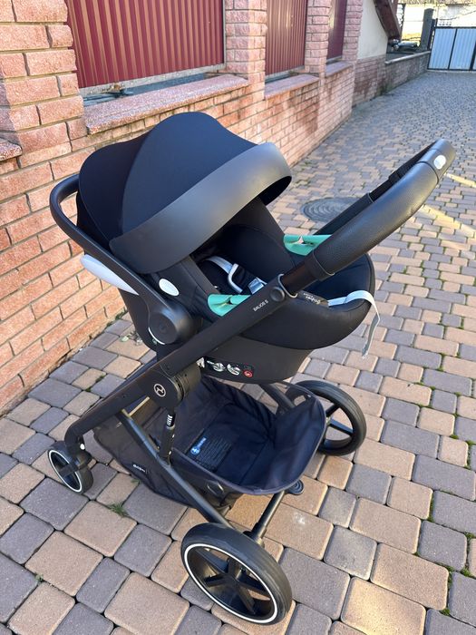 Коляска Cybex balios S Lux 3 в 1 Stone grey і Anton B2 i-Size 2024