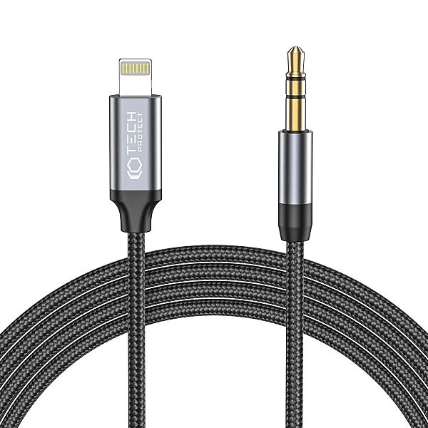 Kabel Tech-Protect UltraBoost audio Lightning / mini jack 3.5mm 1m - c