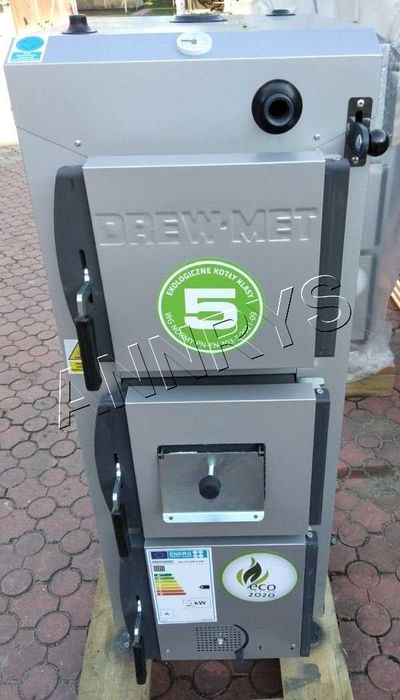 DREWMET 18kW UNI DS BW KLASA 5 piec kocioł do 180m² węgiel orzech