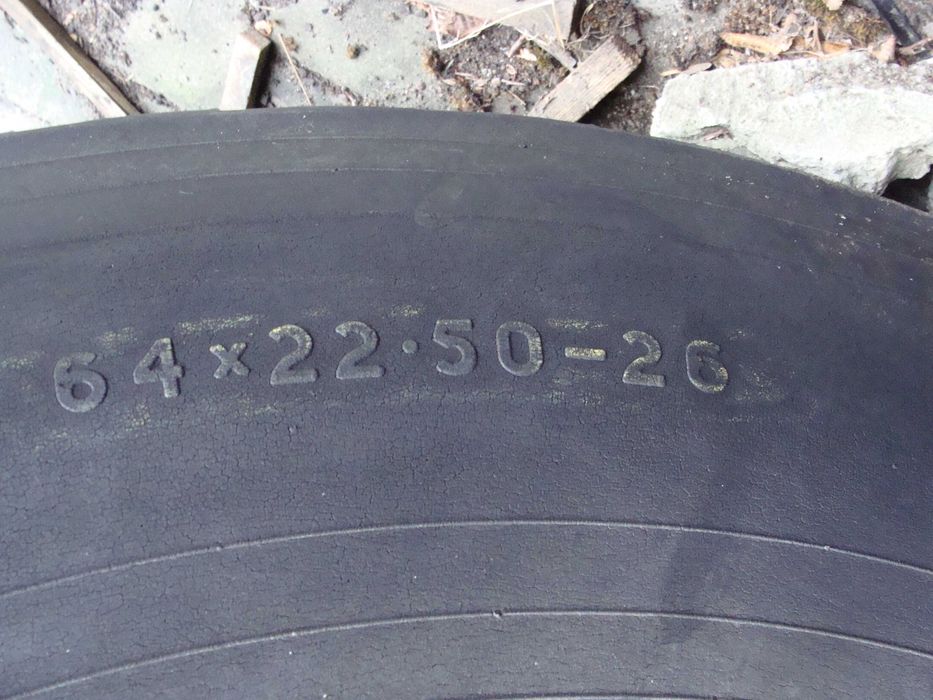 64x22.50/26 Dunlop kompletne koła beczkowóz przyczepa 10 śrub 2 sztuki