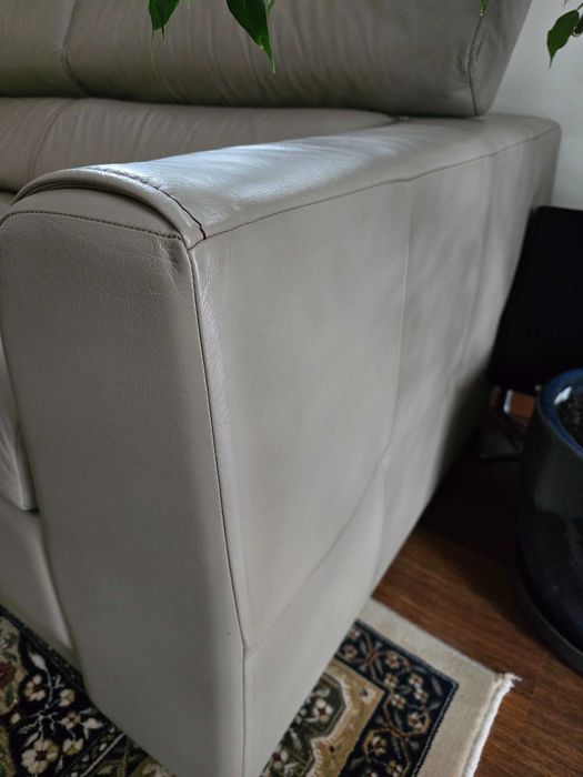 Kanapa skórzana 3-osobowa funkcyjna