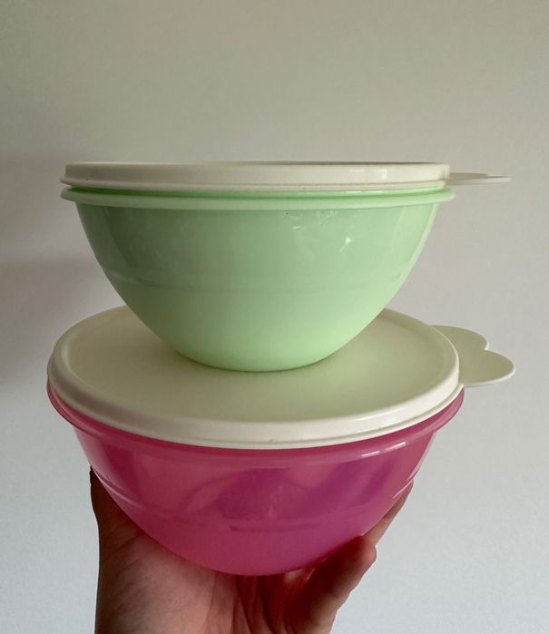 2 Caixas /Saladeiras 775ml + 1.1L Tupperware