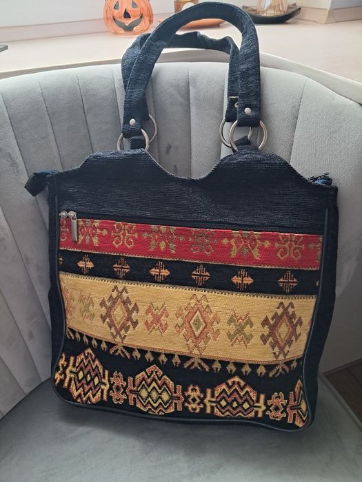 Orientalna torebka na ramię torba etno boho-chic
