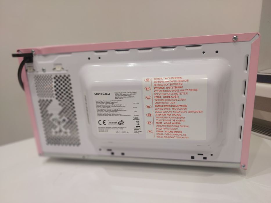Мікрохвильова піч Silvercrest SMWC 700 C1 17л 700 Вт рожева