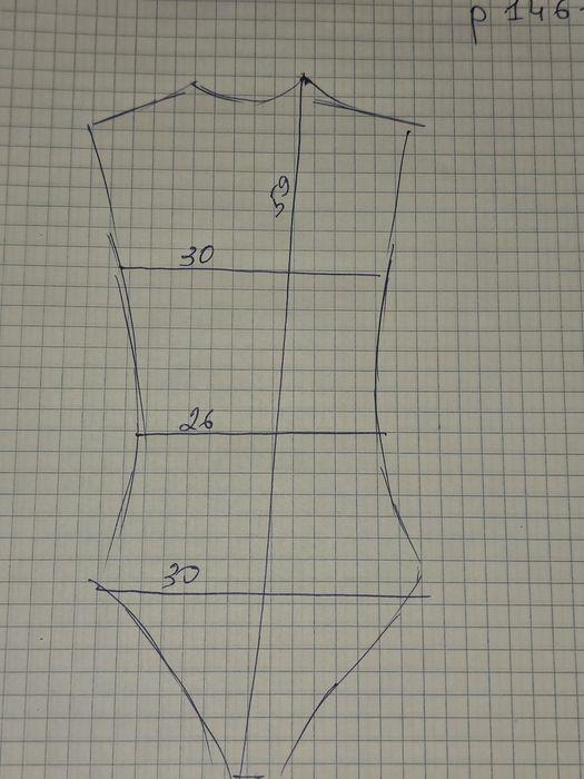 Купальник для художньої гімнастики  р 146-152