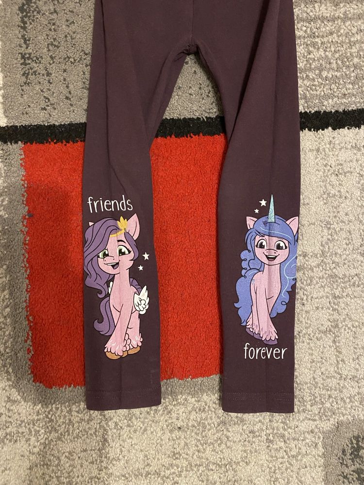 Legginsy r.104 dla dziewczynki kucyki Pony